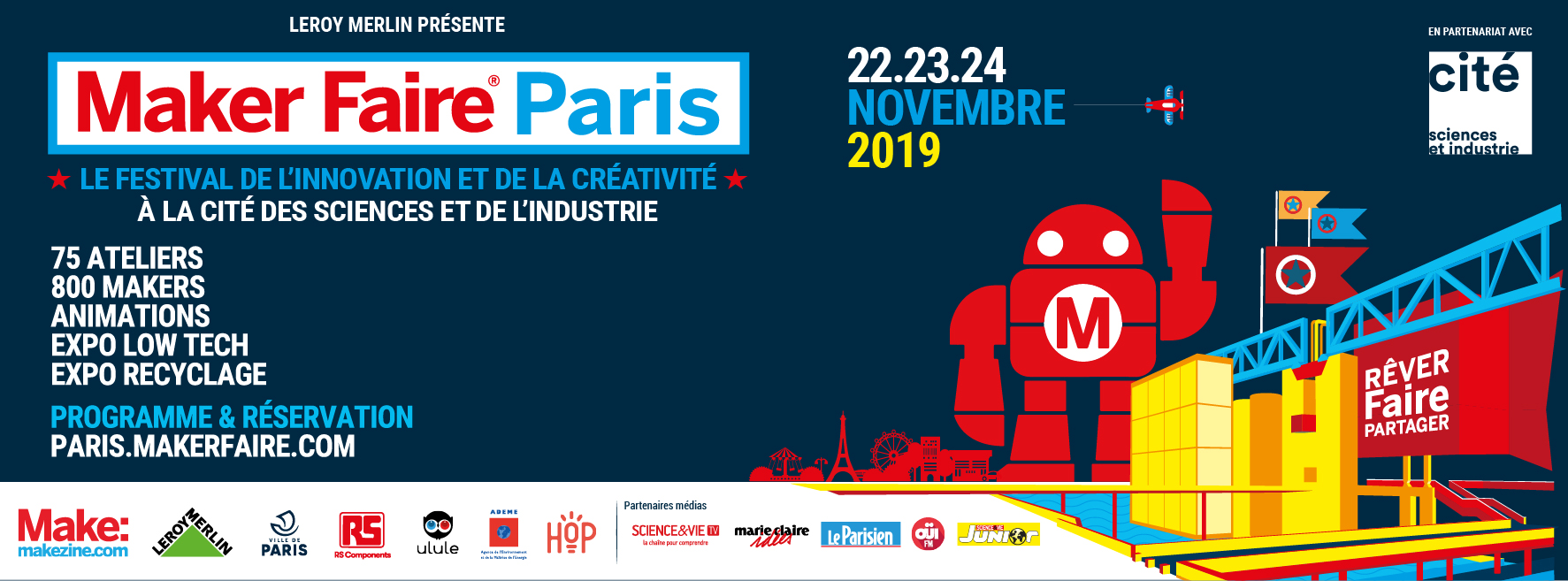 bandeau Maker Faire 2019